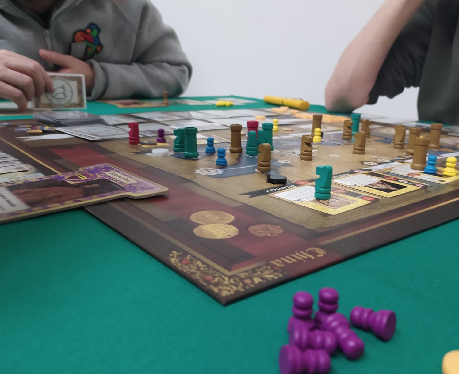 Tabellone del gioco da tavolo Pax Rennaissance editrice Ion Games