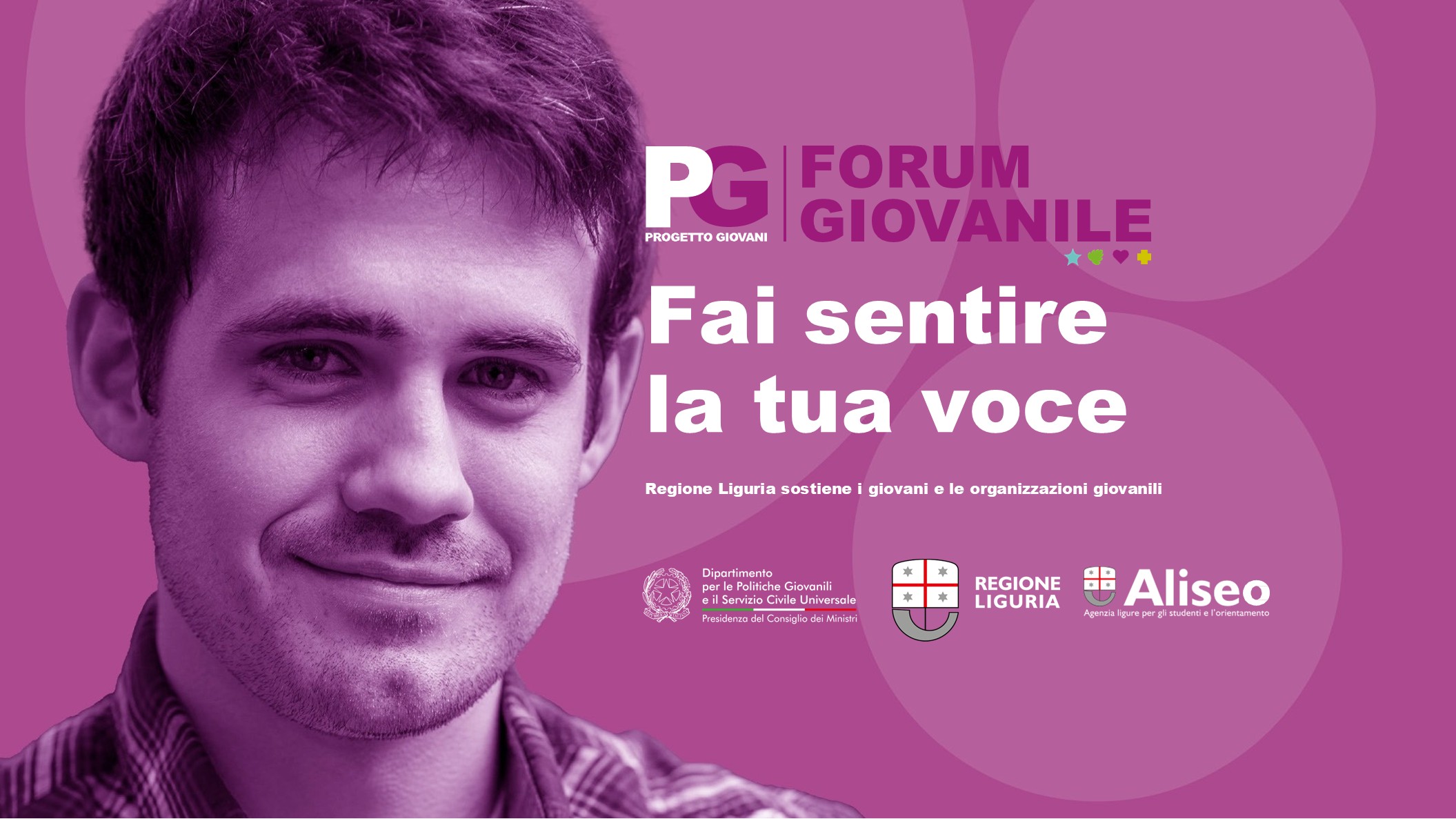 Locandina FORUM GIOVANILE processo partecipato